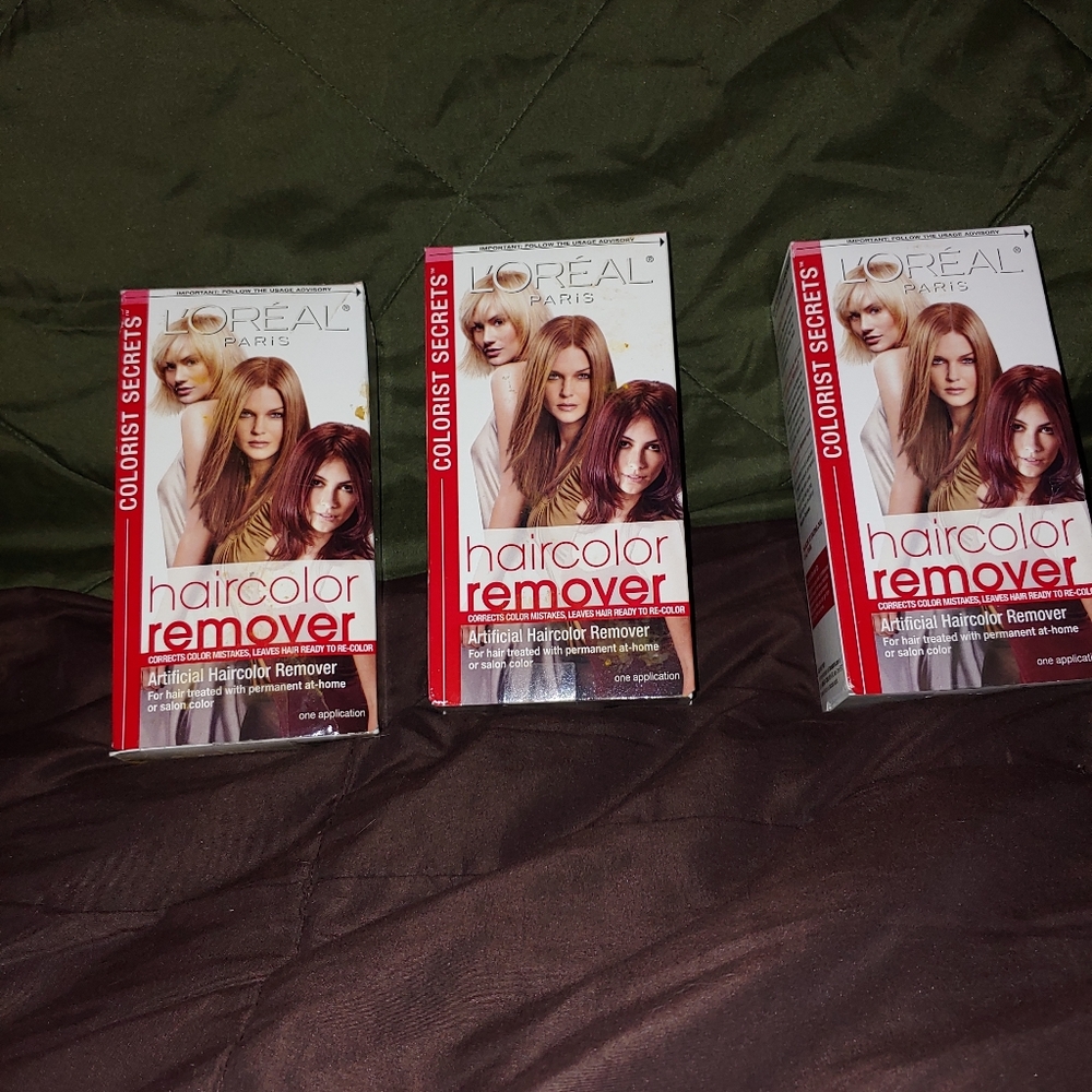 Hair color remover